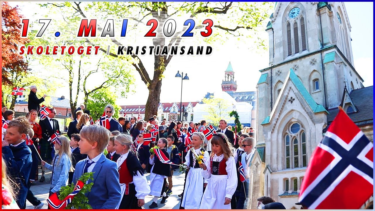 Skoletoget 17. mai 2023: Kristiansand 🇳🇴
