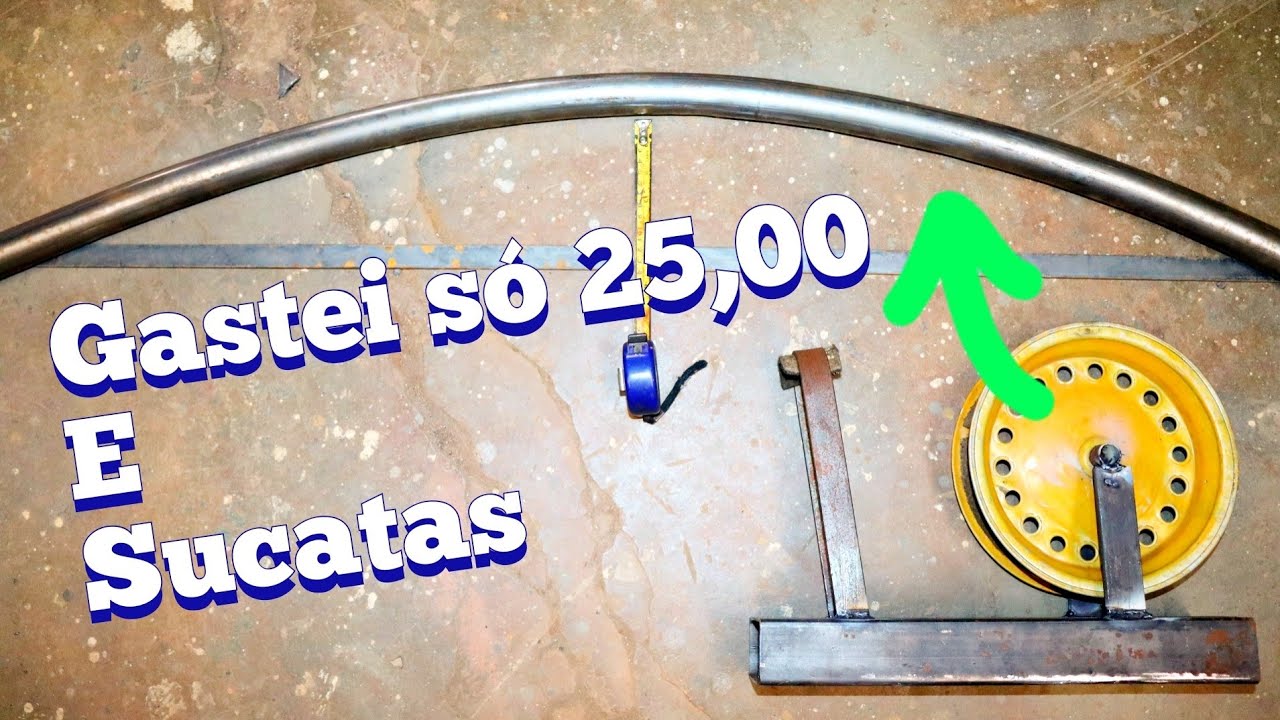 Curvadora de Tubos Caseira - Por que Não Pensei Nisso Antes?