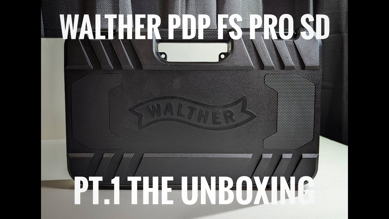 Walther PDP FS Pro SD Pt.1 Распаковка