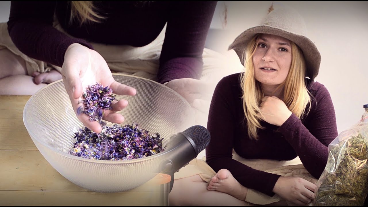 🌿ASMR what herbs i picked so far in 2025 WHISPERED🌿