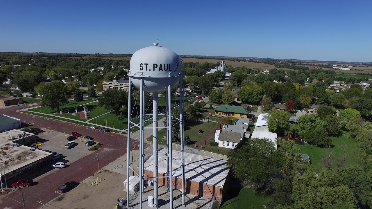 Aerial Tour of St. Paul Nebraska