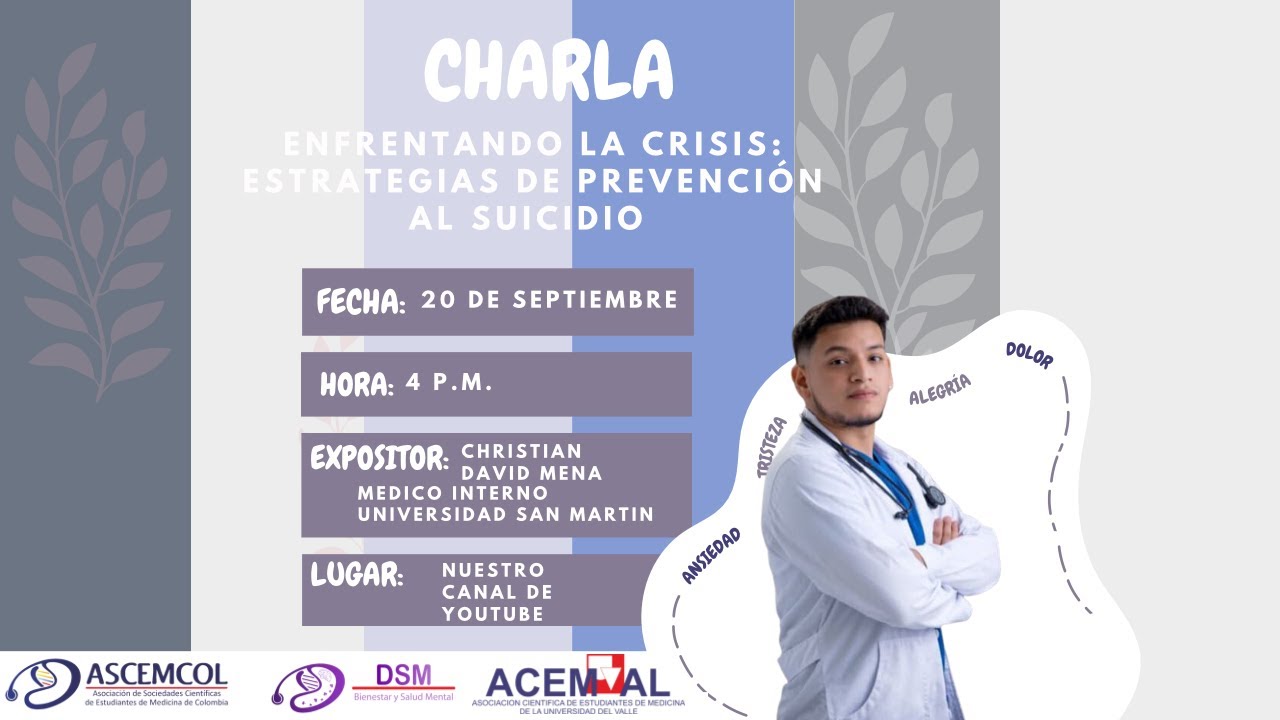 Charla: Enfrentando la Crisis, estrategias de prevención al suicidio