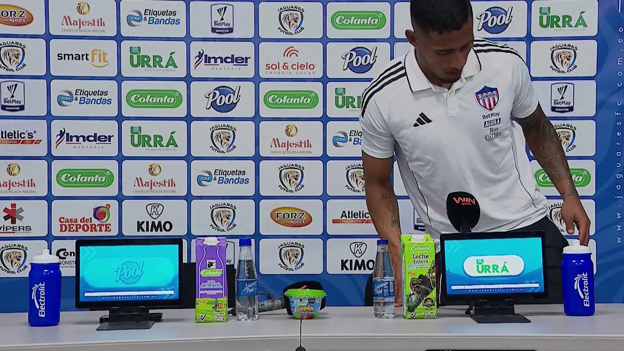 Rueda de prensa de Junior tras su partido con Jaguares