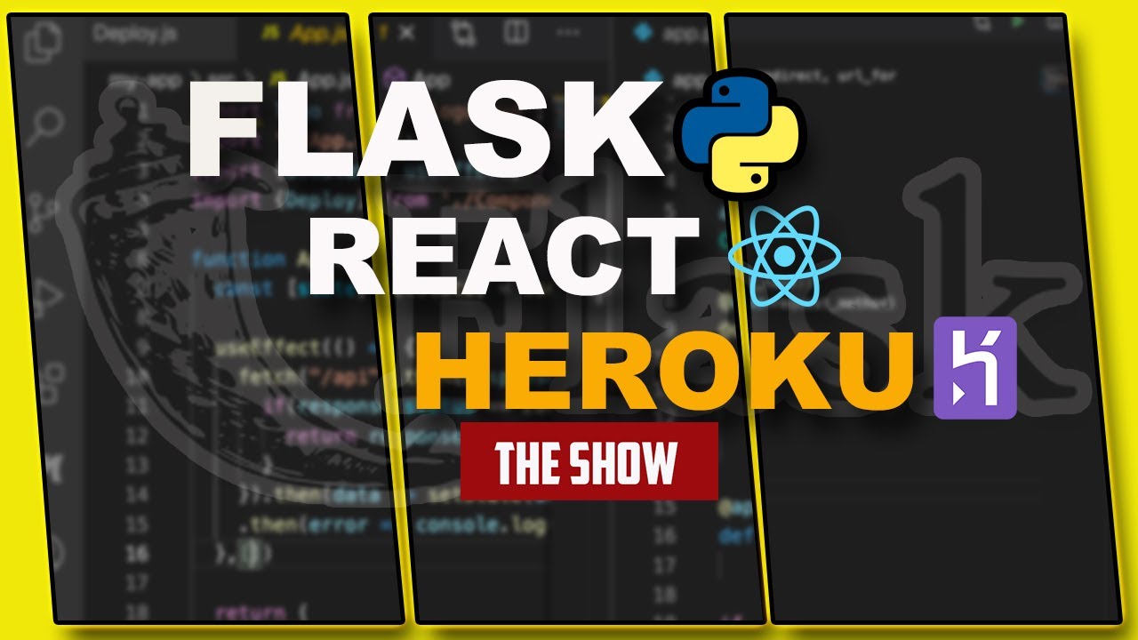 How To Deploy A Flask Rest API BackEnd And React FrontEnd To Heroku | Flask React Heroku | 2021 HD