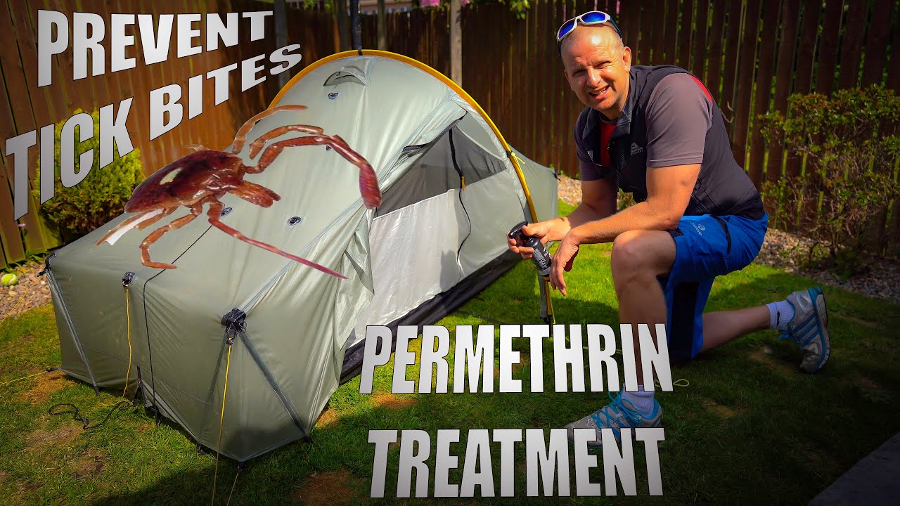How to prevent Tick Bites - Permethrin on Hiking and Camping Gear