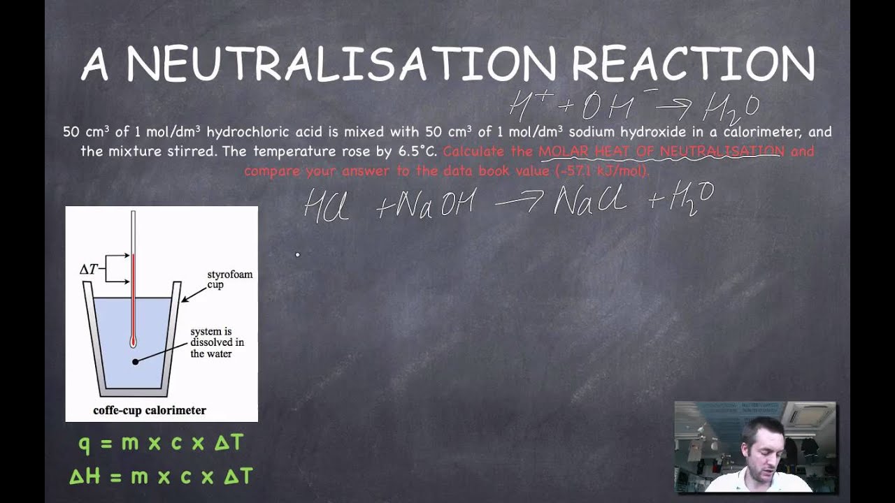 6 Calorimetry Calculations (neutralisation)