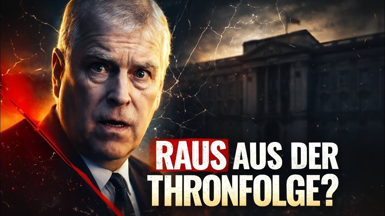 Andrew Mountbatten-Windsor fliegt per Gesetz aus Thronfolge
