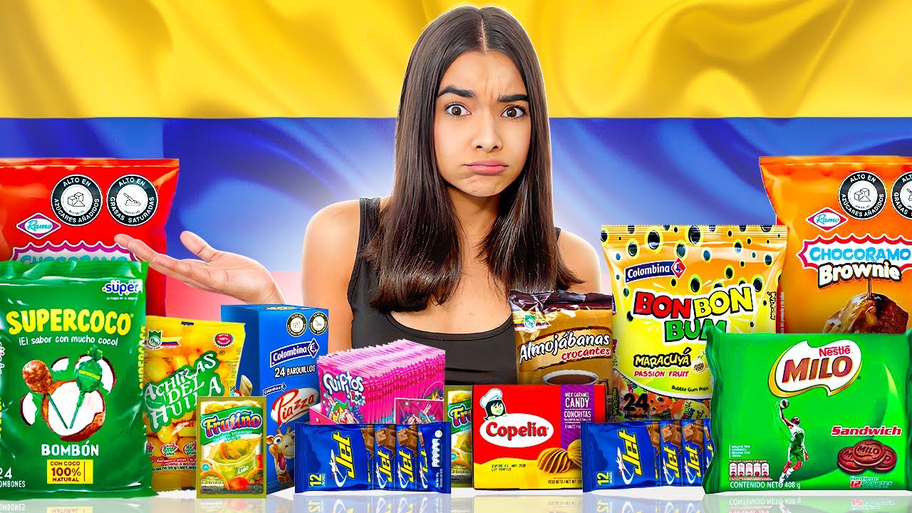 Probando dulces COLOMBIANOS 🍬🇨🇴