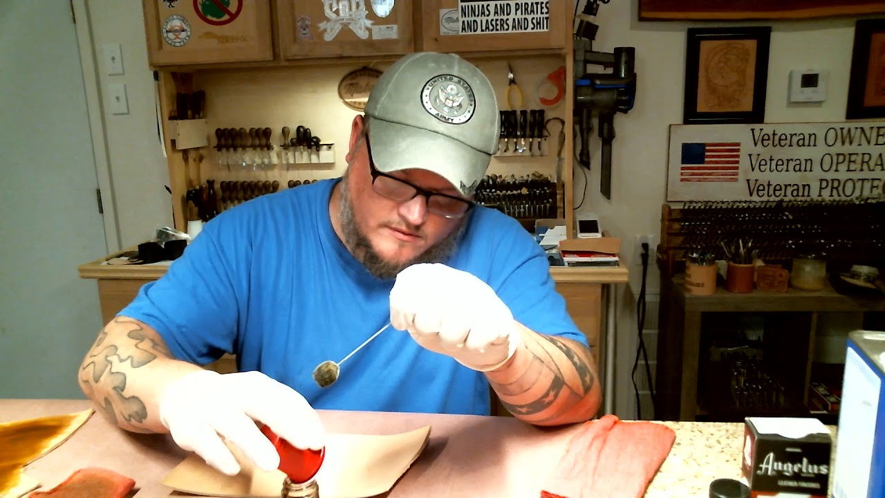 Dying Leather using the Airbrush (and why we love it).