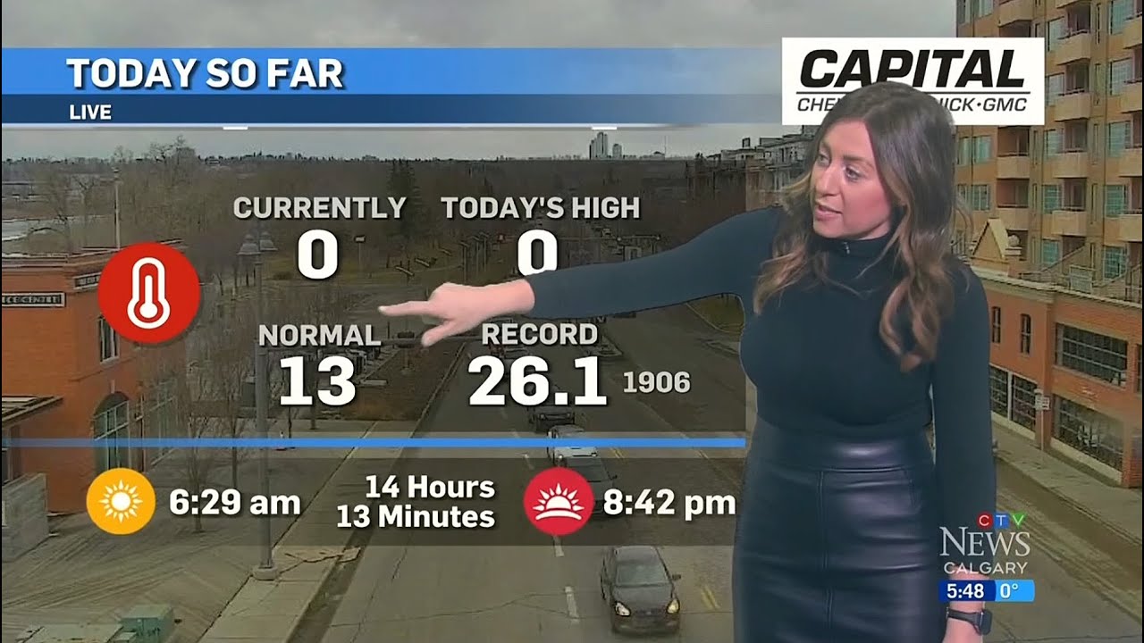 Danielle Savoni - Weather - CTV News Calgary - Friday, April 21, 2023. Amazing person! #Calgary