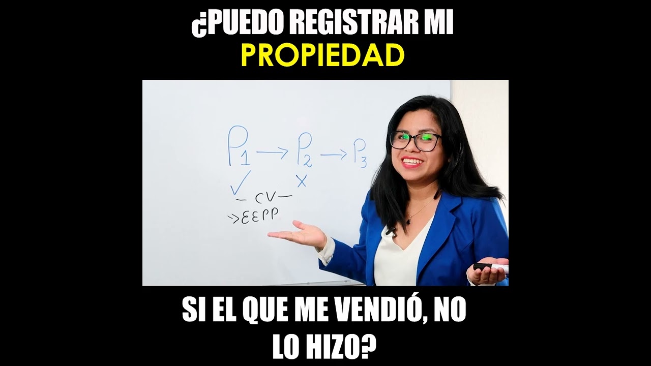 ¿Puedo registrar mi propiedad si el que me vendió no lo hizo?