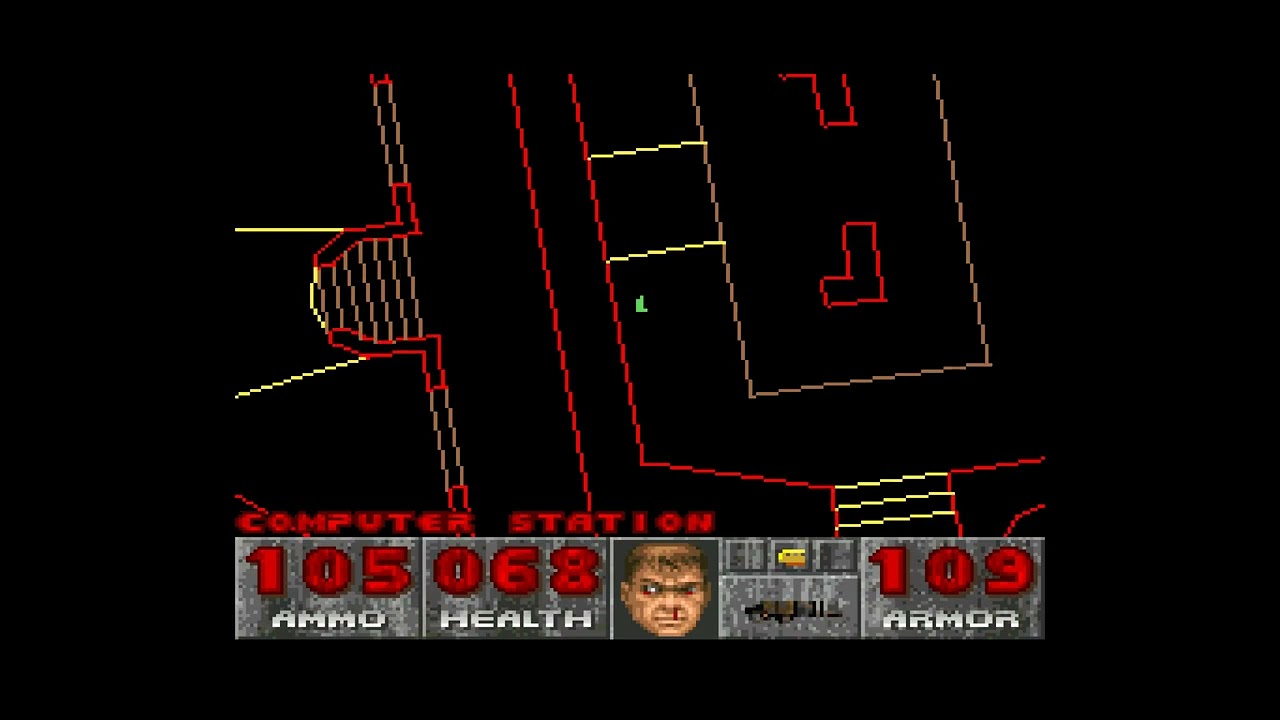 DOOM [SNES] - E1M7: Computer Station