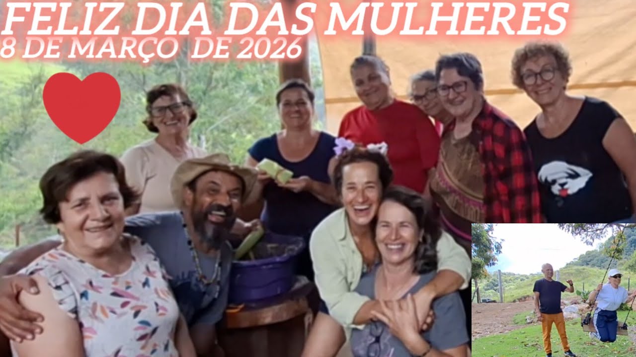 Feliz dia das Mulheres: bela ocasião para fazer pamonha! Divirtam-se...!!🤠🌽🌽🌽