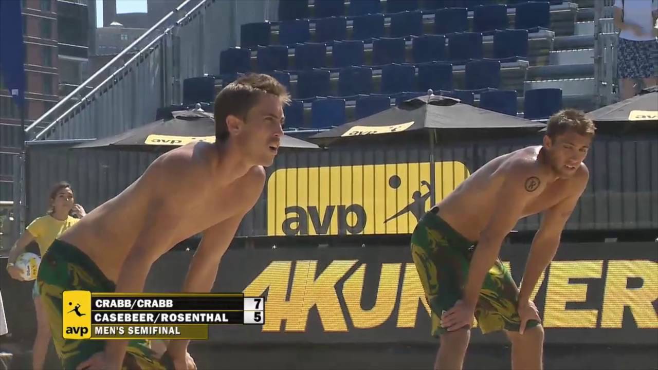 AVP New York City Open 2016 Men’s Semi-Finals: Crabb/Crabb vs Casebeer/Rosenthal