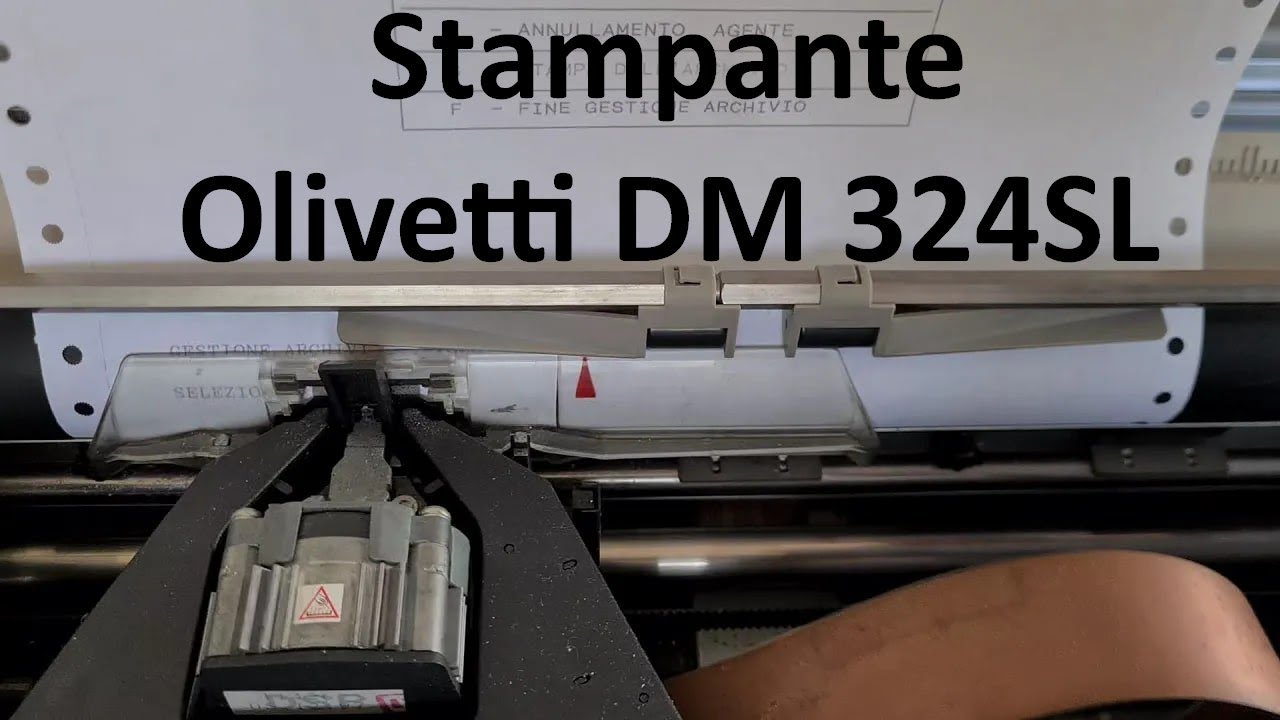 Матричный принтер из 90-х годов Olivetti DM324SL