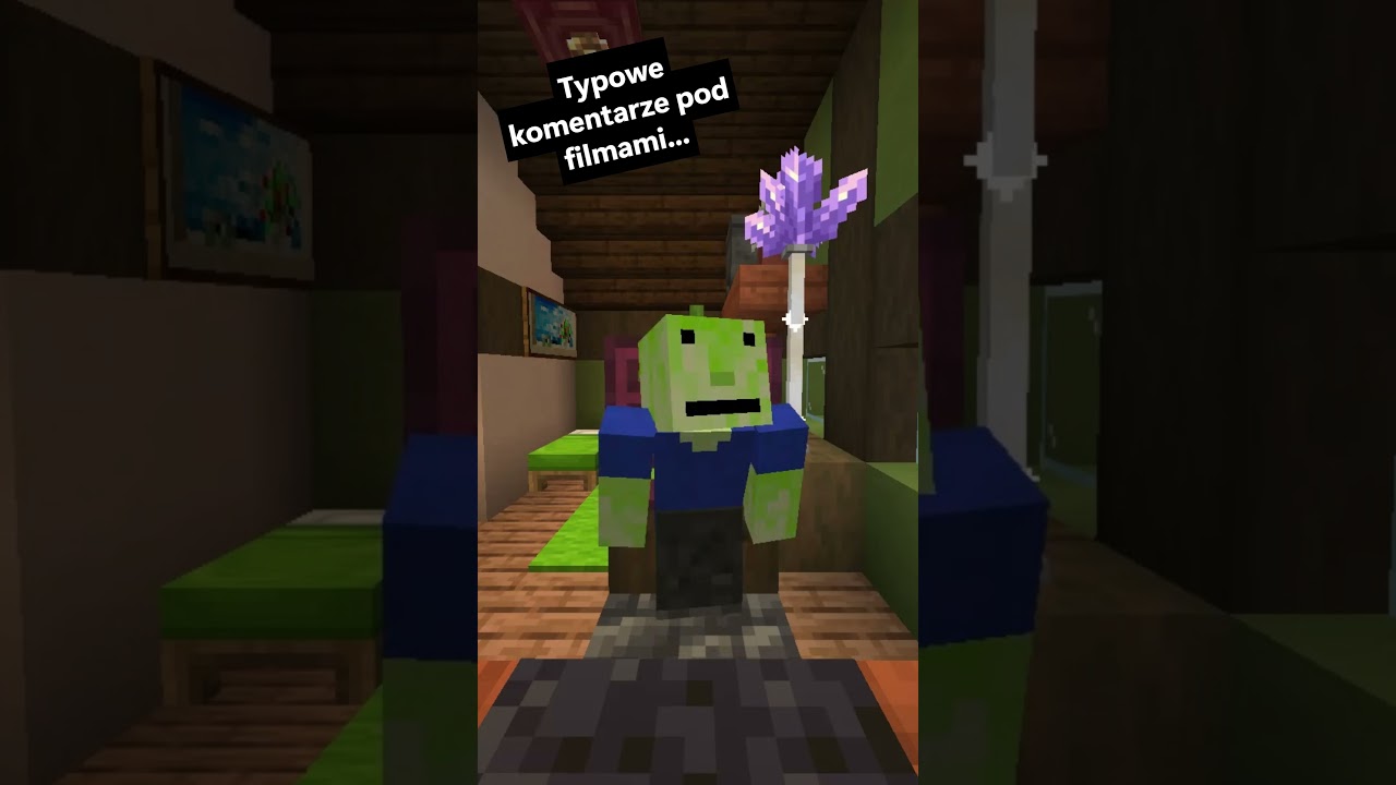 Typowe komentarze pod moimi filmami XD #minecraft #śmieszny