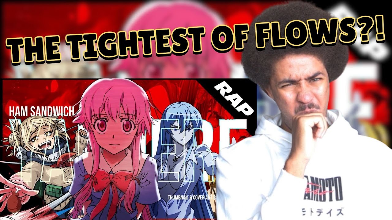 RAPPER REACTS TO YANDERE ANIME GIRLS RAP | 