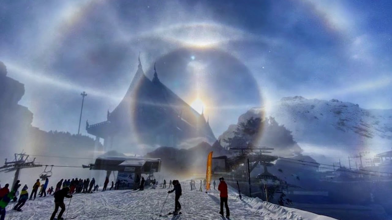 Natural phenomenon ''Sundog'' (HD1080p)