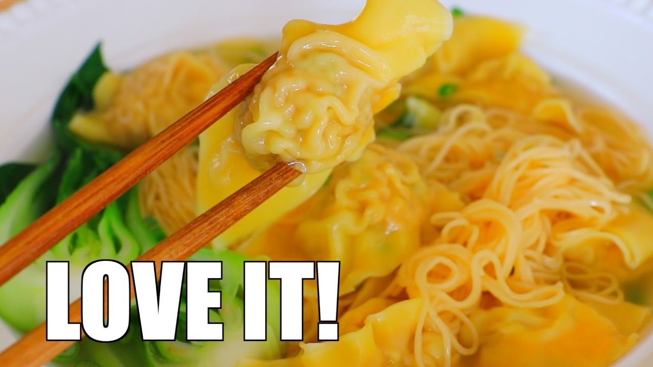 How to Make the PERFECT Wonton Noodle Soup at Home