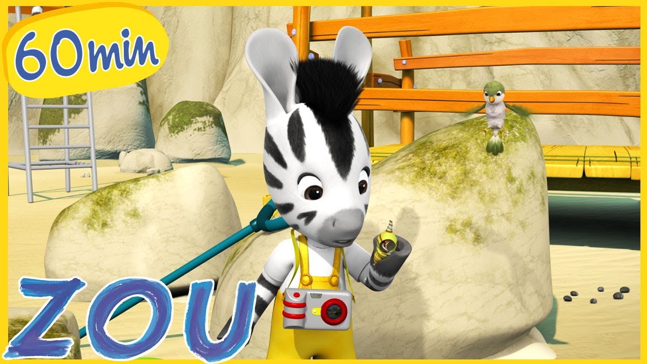 1 ora di Zou in italiano 🦓 La ricerca scolastica di Zou 🐚 COMPILAZIONE | Cartoni animati per bambini