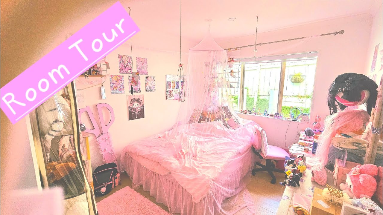 My updated pink Room Tour! Part 01