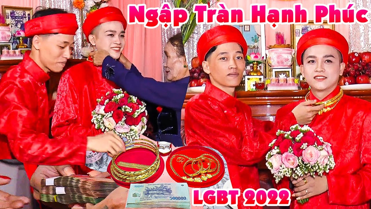 Đám Cưới Cặp Đôi LGBT QUÊ MIỀN TÂY VUI VẺ HÒA ĐỒNG BÊN HỌ HÀNG THẬT ĐÔNG Chúc Mừng Hạnh Phúc
