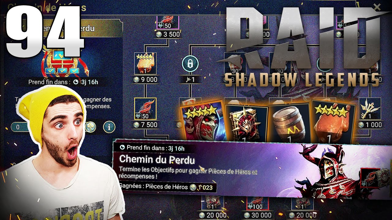 Événement du Chemin du Perdu (Meilleurs Chemins) [#94] Défi Raid Shadow Legends