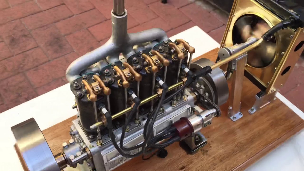 Scale model Holt 75 engine