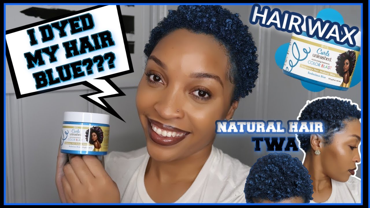 HAIR PAINT WAX ON NATURAL HAIR | ORS CURLS UNLEASHED COLOR BLAST