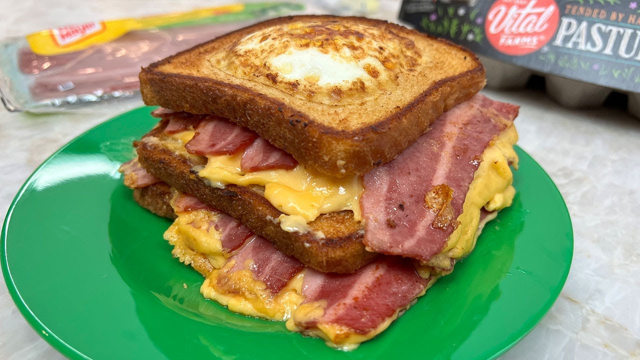 Triple Egg Bacon Stack