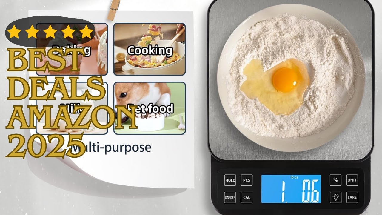 BOMATA Large Kitchen Scale with 0.1g/0.001oz High Precision