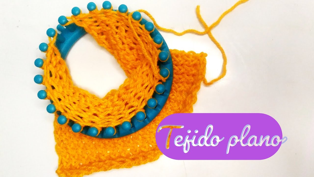 Tejido plano en telar circular | Principiantes