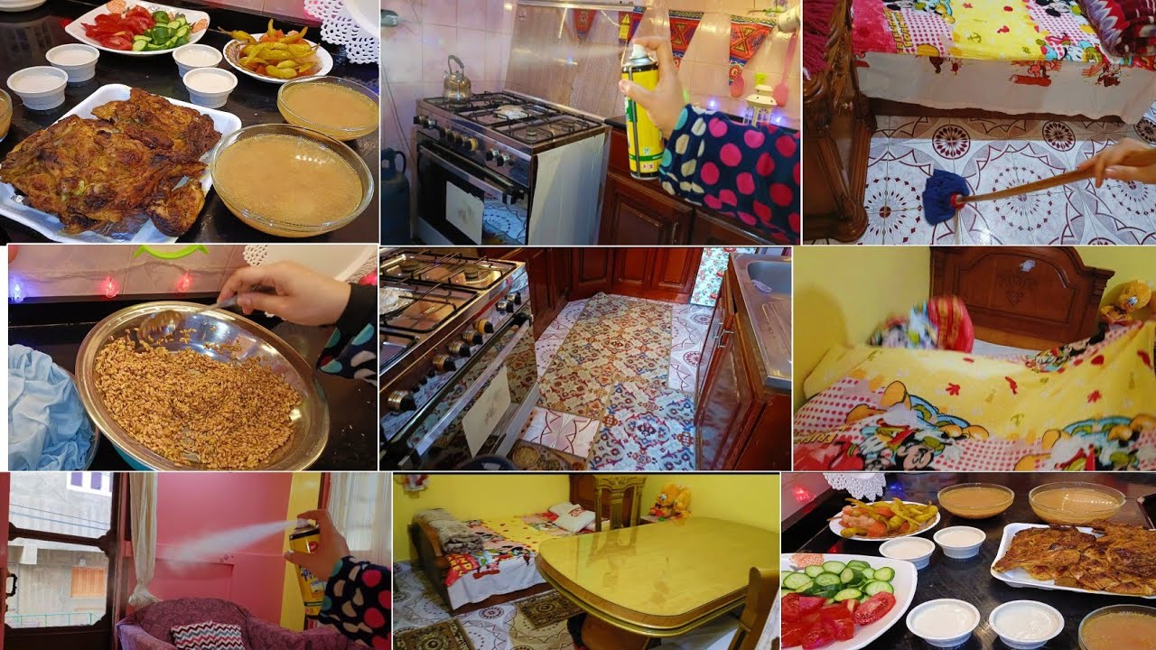 فرشت شقتي لاستقبال عيد الفطر المبارك كل سنة وانتم طيبين طريقة الحلبه المنبتة للعيد ❤️