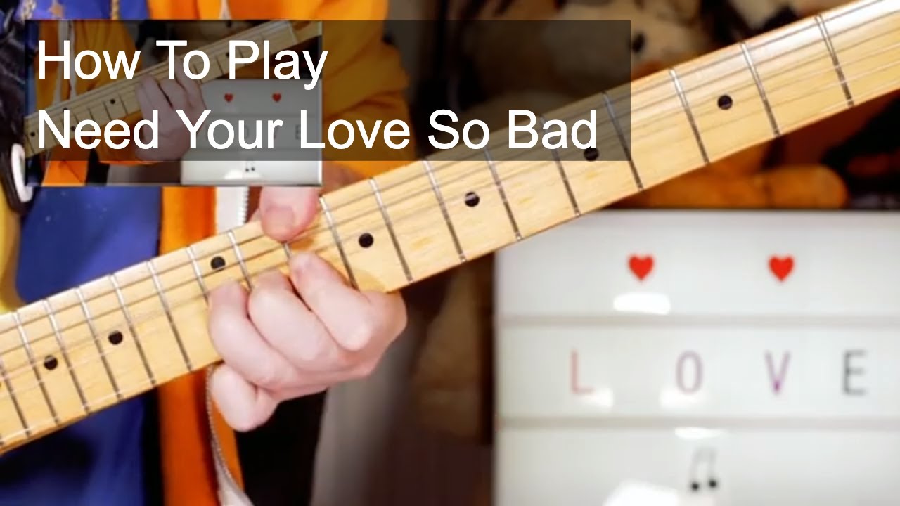 'Need Your Love So Bad' Peter Green's Fleetwood Mac Guitar Lesson