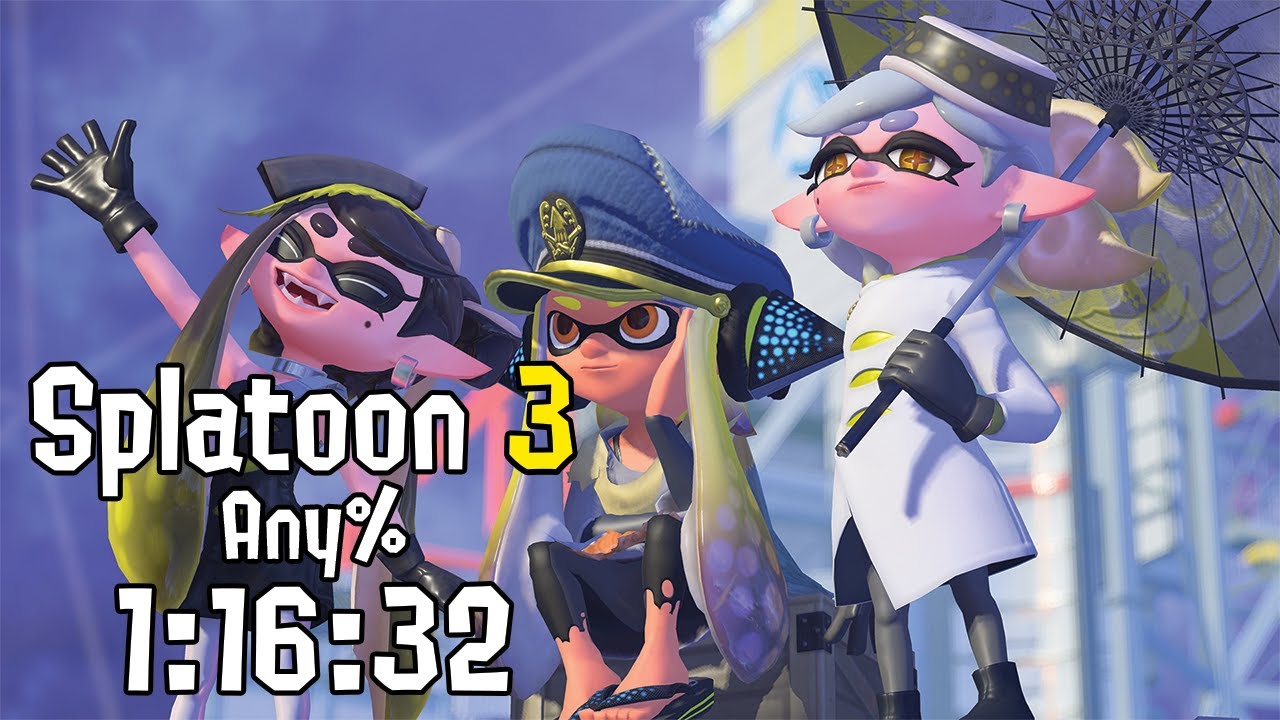 Splatoon 3 Any% Speedrun - 1:16:32