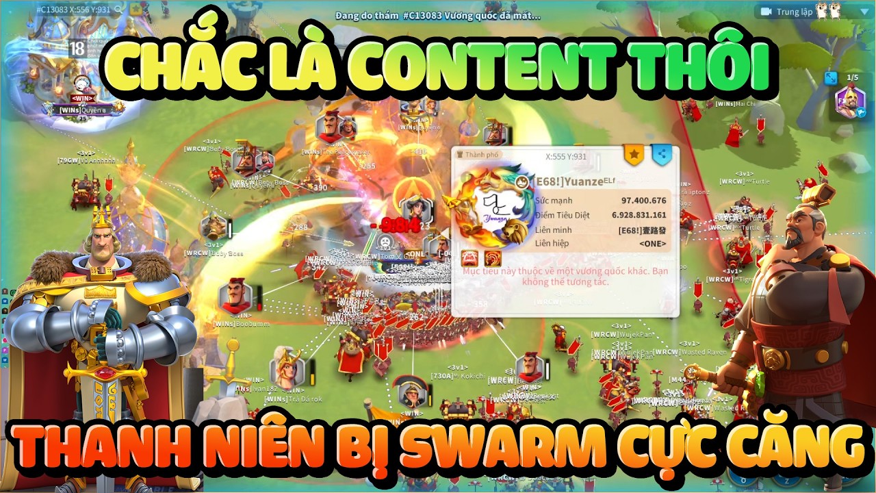 Bro Dịch Chuyển Ngẫu Nhi&ecirc;n Ăn Ngay X&iacute;ch Ch&oacute; Đi Ngay V&agrave;i Triệu L&iacute;nh Rise of Kingdoms