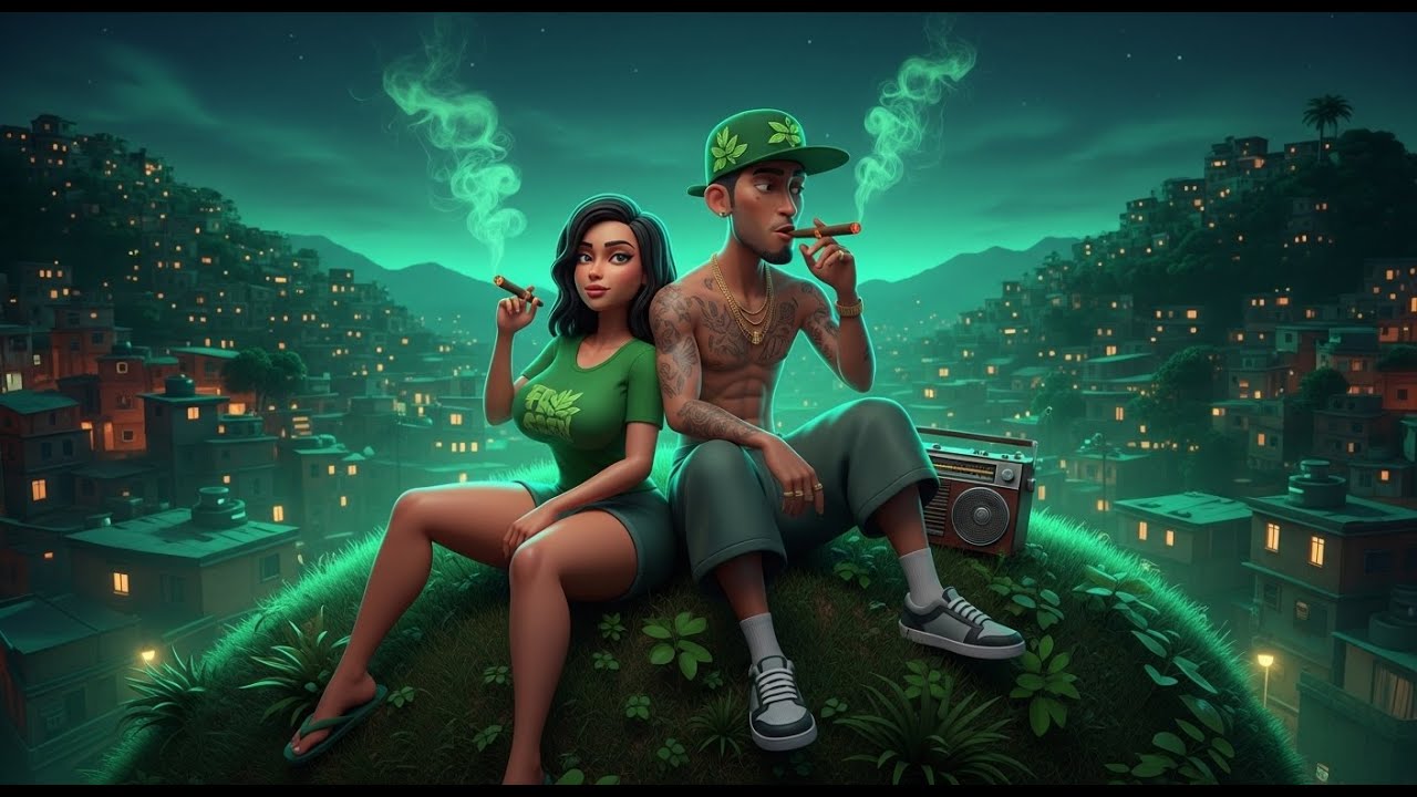 VIBE 420 NO TOPO DO MORRO DA FAVELA FUMAÇA 🌿 (HIP HOP LOFI RELAXANTE)