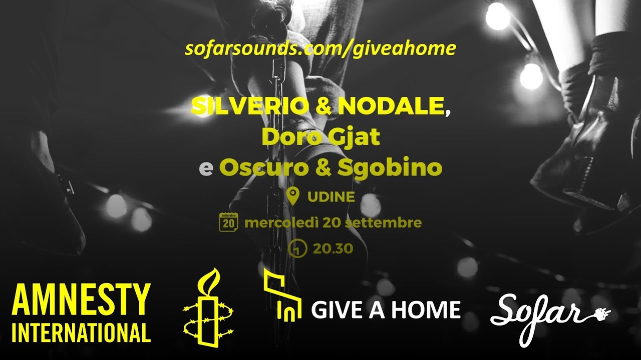 GIVE A HOME: Sofar Sounds & Amnesty International music events