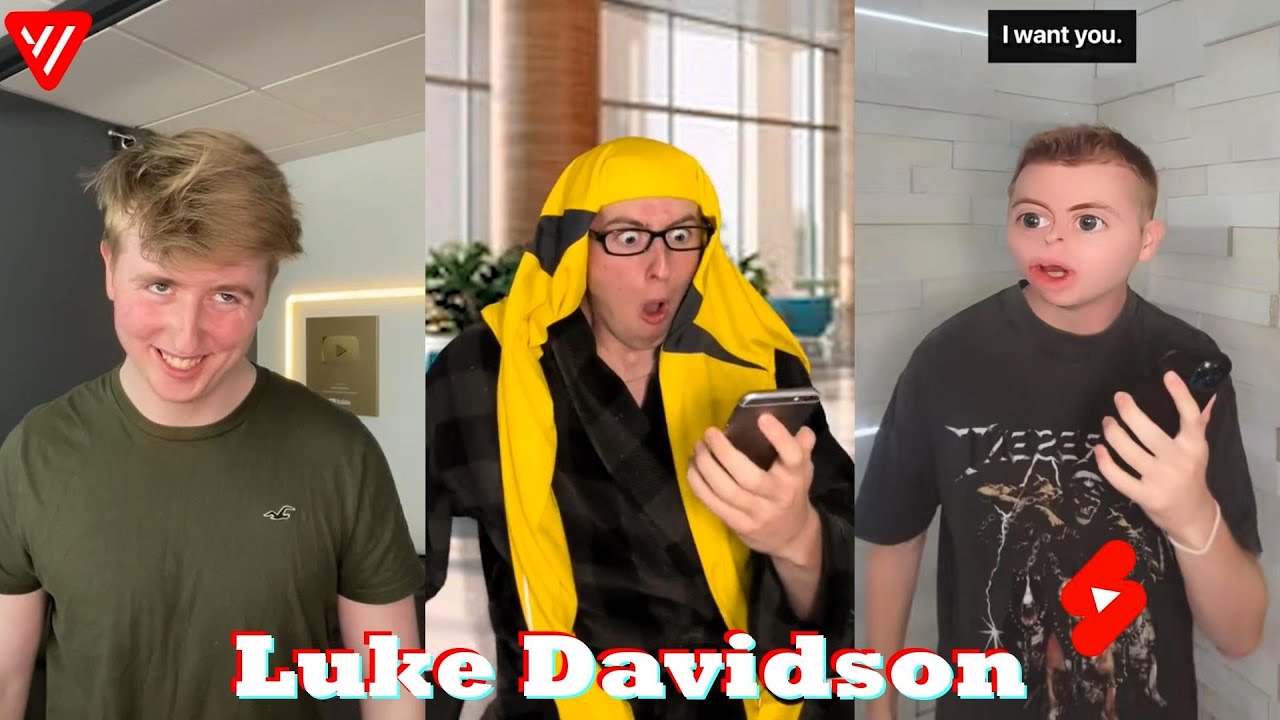 *3 HOUR* Funny Luke Davidson Shorts 2025 | Luke Davidson Hilarious TikTok Compilation