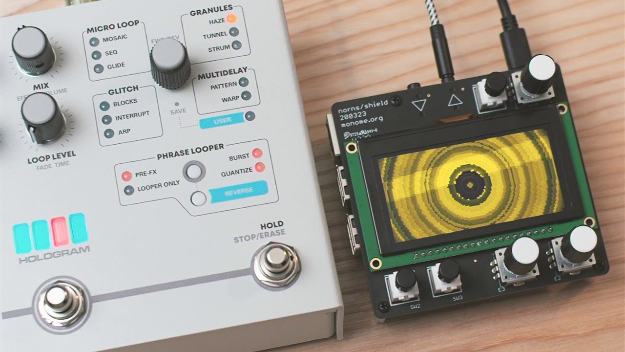 monome - norns shield / Pixels | Hologram - Microcosm | pt.2