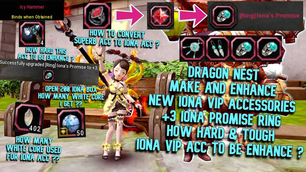 Making New Iona VIP Ring Accessories May 2024 Update : How Hard & Tough This Acc To Be Enhance ?