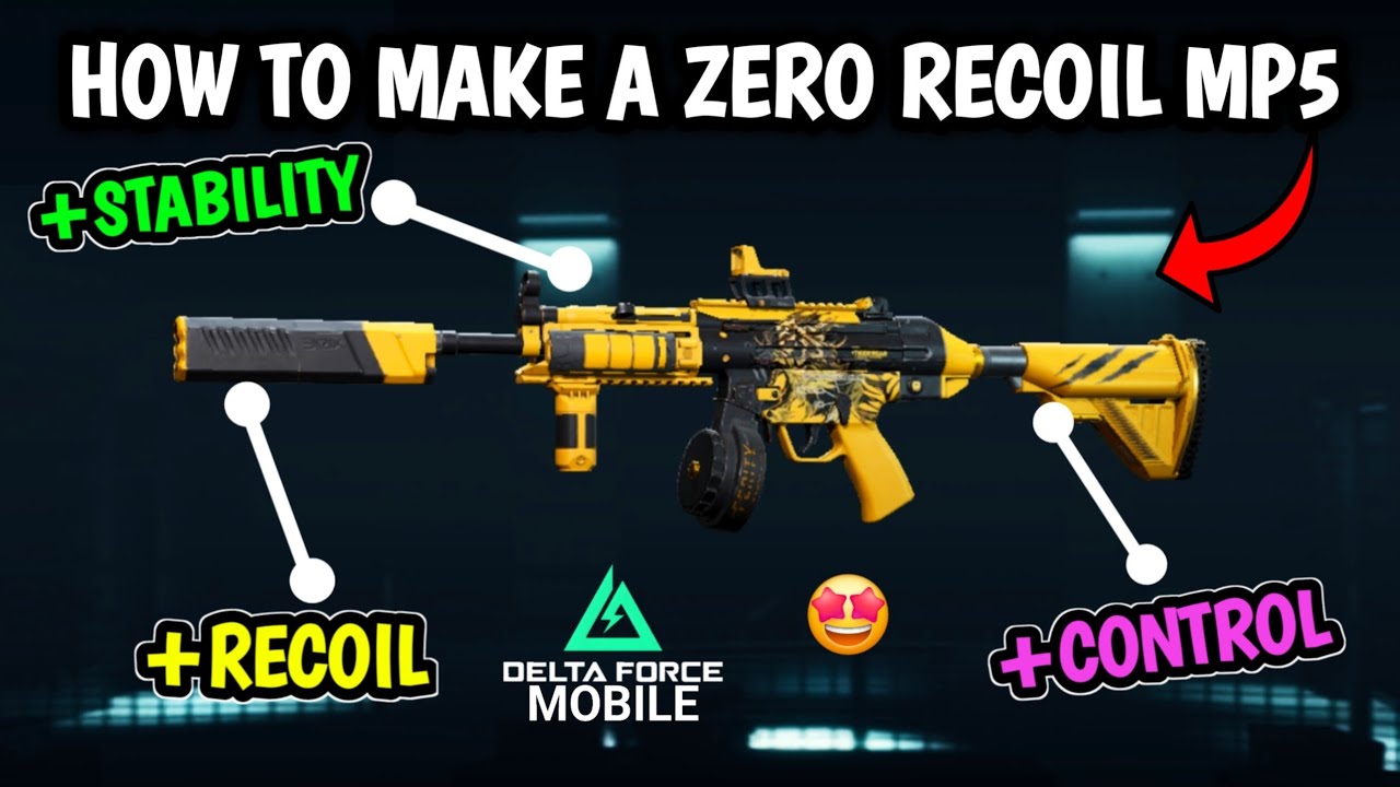 How to Make A NO RECOIL MP5 in Delta Force Mobile (Zero Recoil Build)