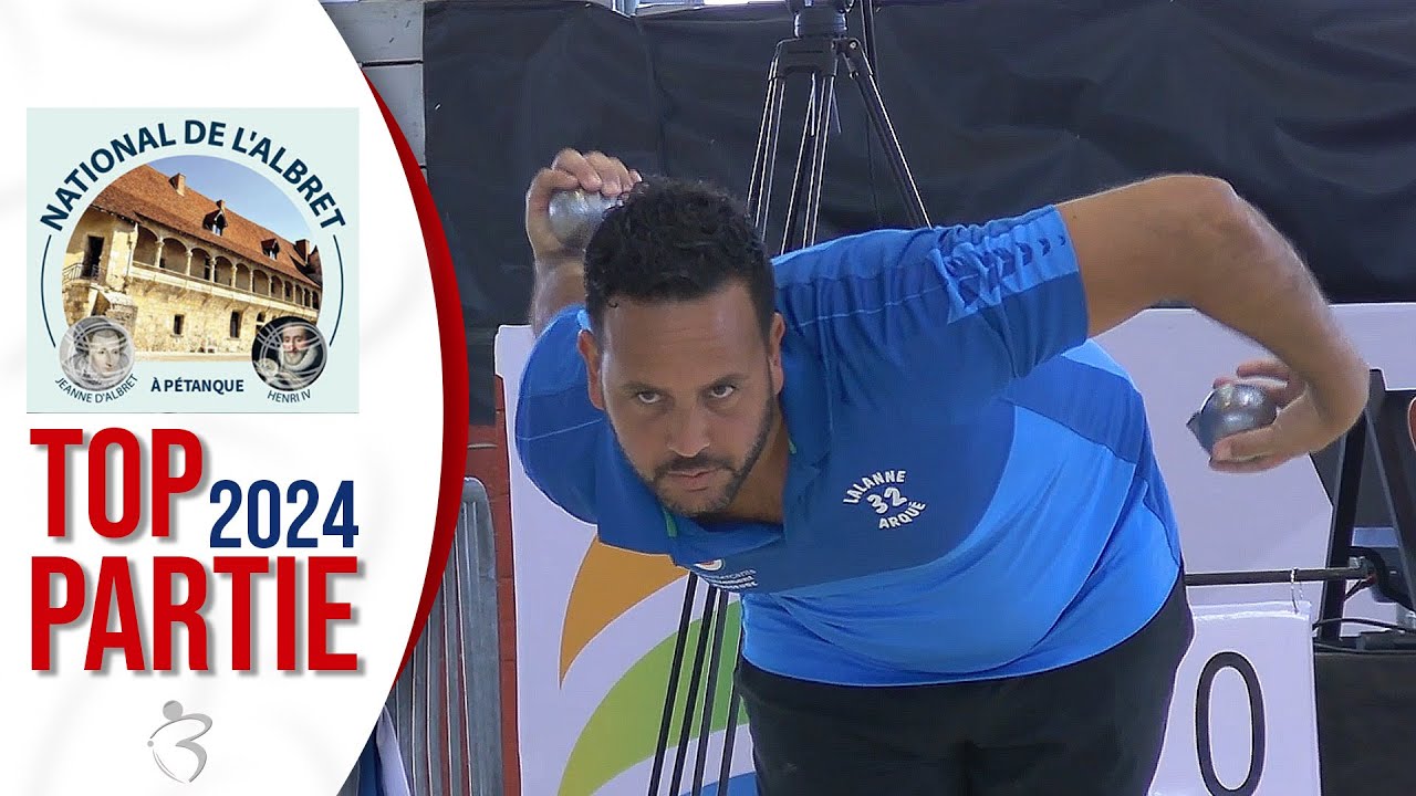 TOP 👍 Demi-finale LOUSTALOT vs ZAPICO : National triplette mixte à pétanque de l’Albret 2024 à Nérac