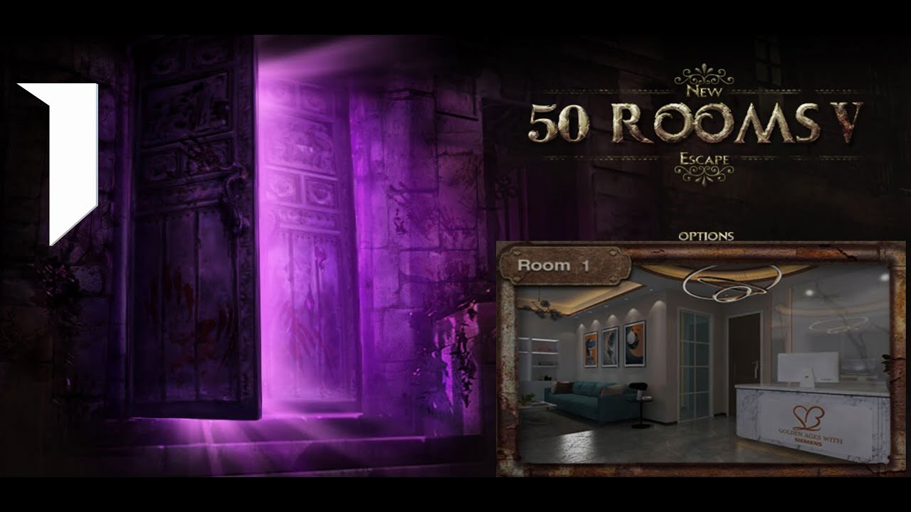 New 50 Rooms Escape V Level 1 Walkthrough