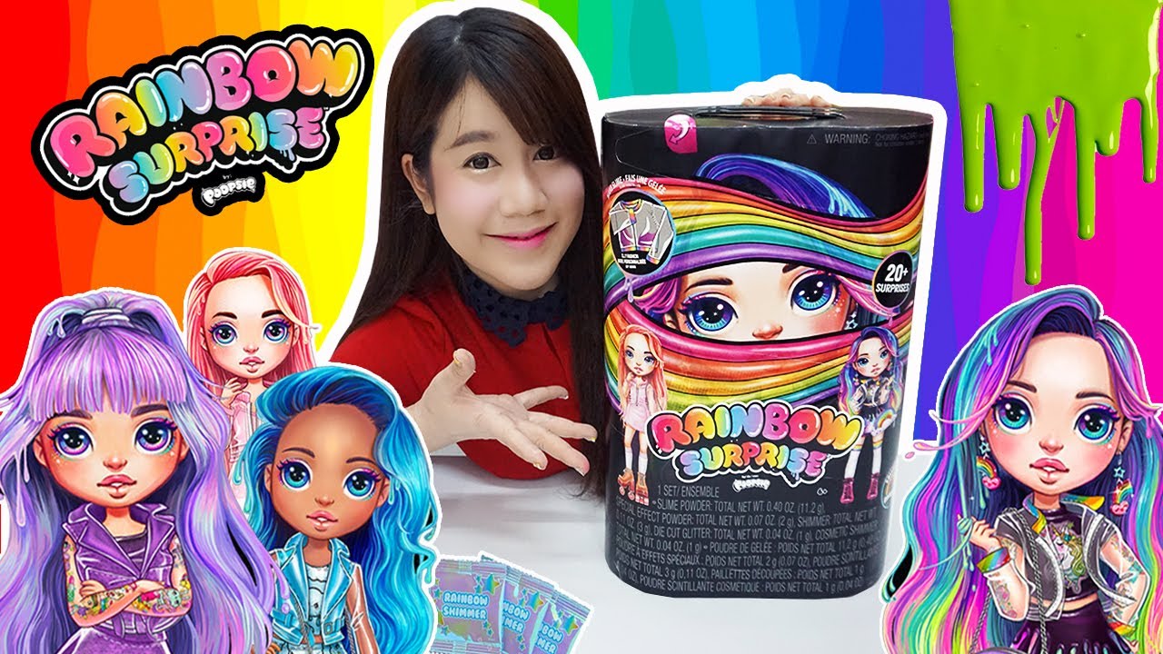 รีวิว เรนโบว์เซอร์ไพรส์ ตุ๊กตาทำสไลม์แฟชั่น !! | Poopsie Rainbow Surprise
