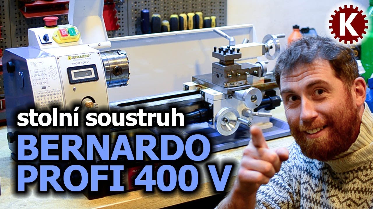 Ukázka stolního soustruhu BERNARDO PROFI 400 V