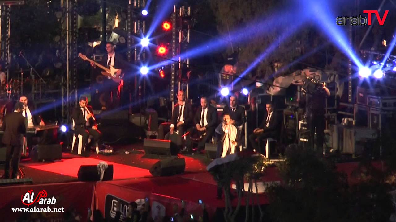 حفل الفنان الفلسطيني محمد عساف -  كرسيماس ماركت الناصرة 2014