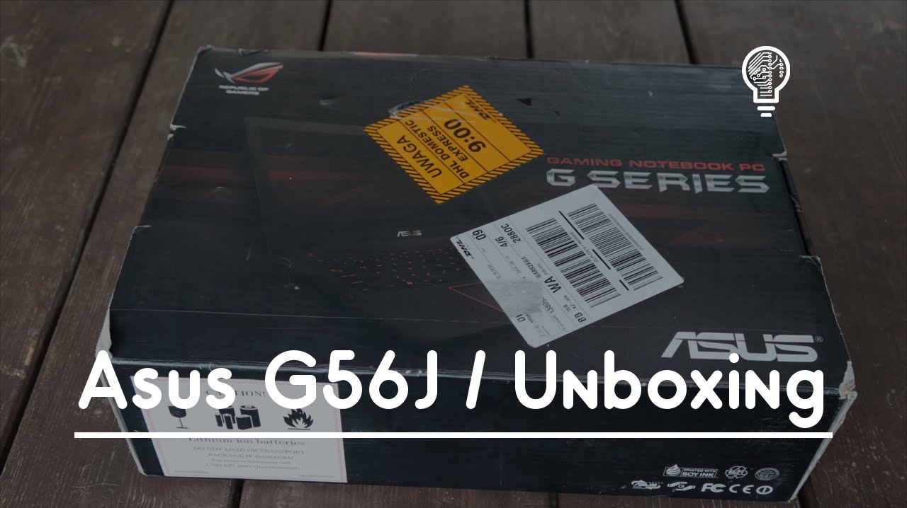 Asus G56J / Unboxing Rozpakowanie [PL]