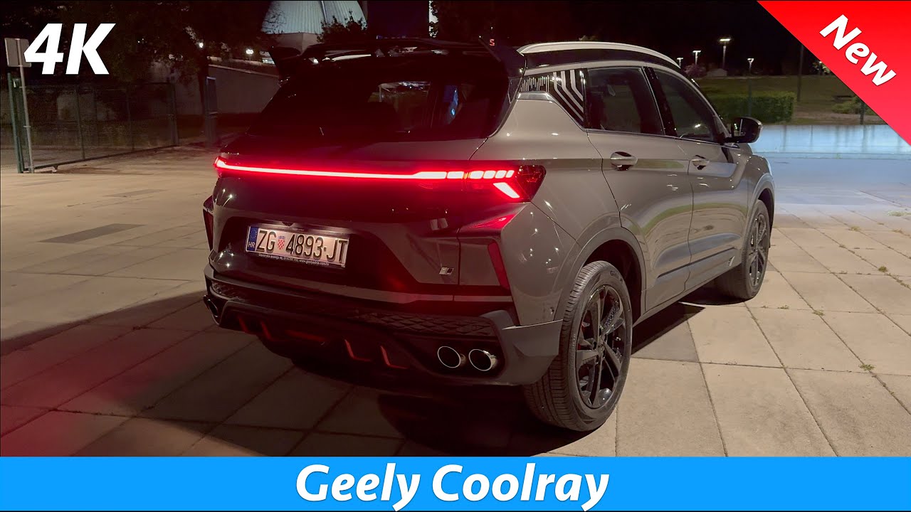 Geely Coolray 2024 Night Review 4K (Exterior - Interior) Ambient Lights