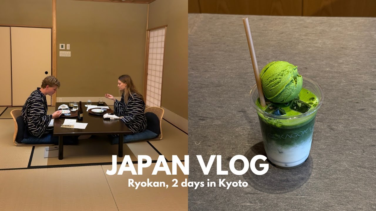 Japan vlog part 2⎢staying in a Ryokan, exploring Kyoto, best ramen and matcha